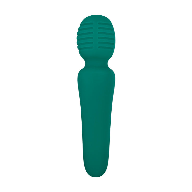 Adam & Eve Petite Private Pleasure Wand - Green 14.8 cm USB Rechargeable Massager Wand