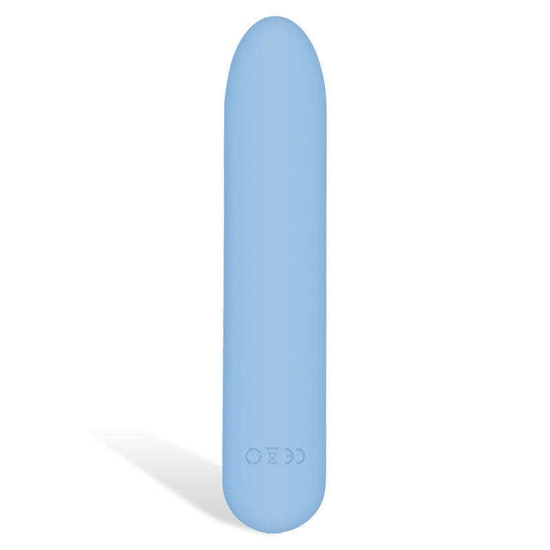 Adam & Eve Eve's Silky Sensations Rechargeable Bullet - Blue 9.4 cm USB Rechargeable Bullet - Hush Store Sydney 