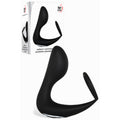 Adam & Eve Adam's Rechargeable Prostate Pleaser & C-Ring - Black USB Rechargeable Anal Plug with Cock Ring - Hush Store Sydney 