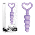 Evolved Sweet Treat - Purple 11.5 cm Beaded Butt Plug with Handle - Hush Store Sydney 