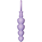 Evolved Sweet Treat - Purple 11.5 cm Beaded Butt Plug with Handle - Hush Store Sydney 