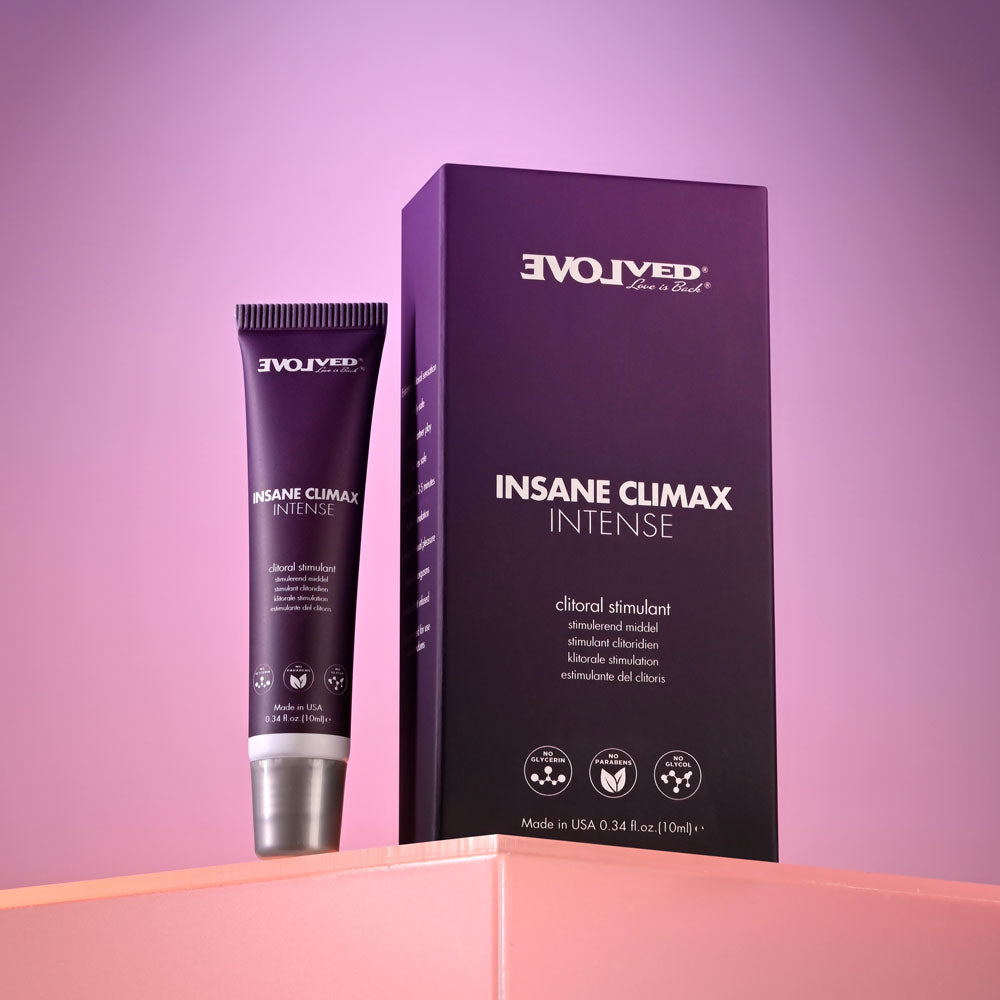 Evolved INSANE CLIMAX - INTENSE - Clitoral Stimulation Gel - 10 ml Tube - Hush Store Sydney 