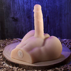 Evolved EASY RIDER LIGHT - Flesh USB Rechargeable Male Torso with Vibrating 17.8 cm Penis