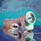 Evolved FANTASY - Multicoloured 27.6 cm USB Rechargeable Vibrating Fantasy Dildo with Remote - Hush Store Sydney 