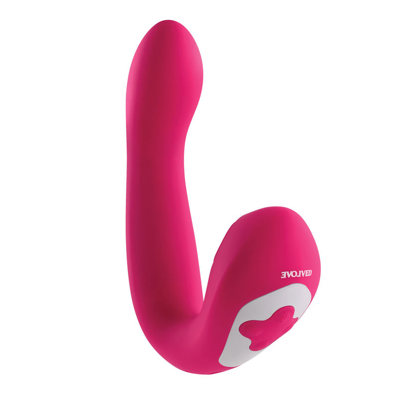 Evolved BUCK WILD - Pink USB Rechargeable Flicking Vibrator - Hush Store Sydney 