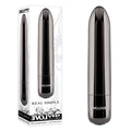Evolved REAL SIMPLE - Black Chrome 10 cm USB Rechargeable Bullet - Hush Store Sydney 