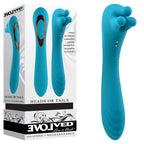 Evolved HEADS OR TAILS - Blue 19.3 cm USB Rechargeable Dual Ended Massager - Hush Store Sydney 