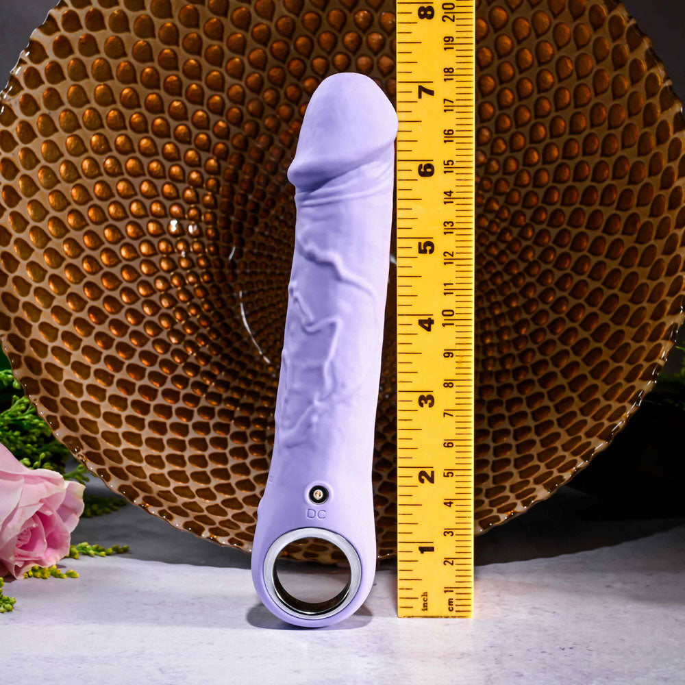 Evolved PURPLE FANTASY - Purple 18.4 cm USB Rechargeable Vibrator - Hush Store Sydney 