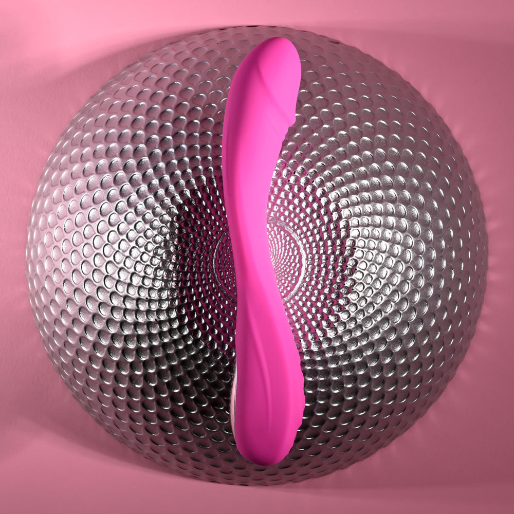 Evolved SUGAR RUSH - Pink 21.6 cm USB Rechargeable Vibrator - Hush Store Sydney 