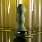 Evolved LIEUTENANT - Green 12.2 cm USB Rechargeable Vibrating Butt Plug - Hush Store Sydney 
