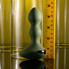 Evolved LIEUTENANT - Green 12.2 cm USB Rechargeable Vibrating Butt Plug - Hush Store Sydney 
