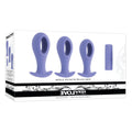 Evolved HOLE PUNCH PLUG SET - Purple Butt Plugs with Interchangeable Bullet - Set of 3 Sizes - Hush Store Sydney 