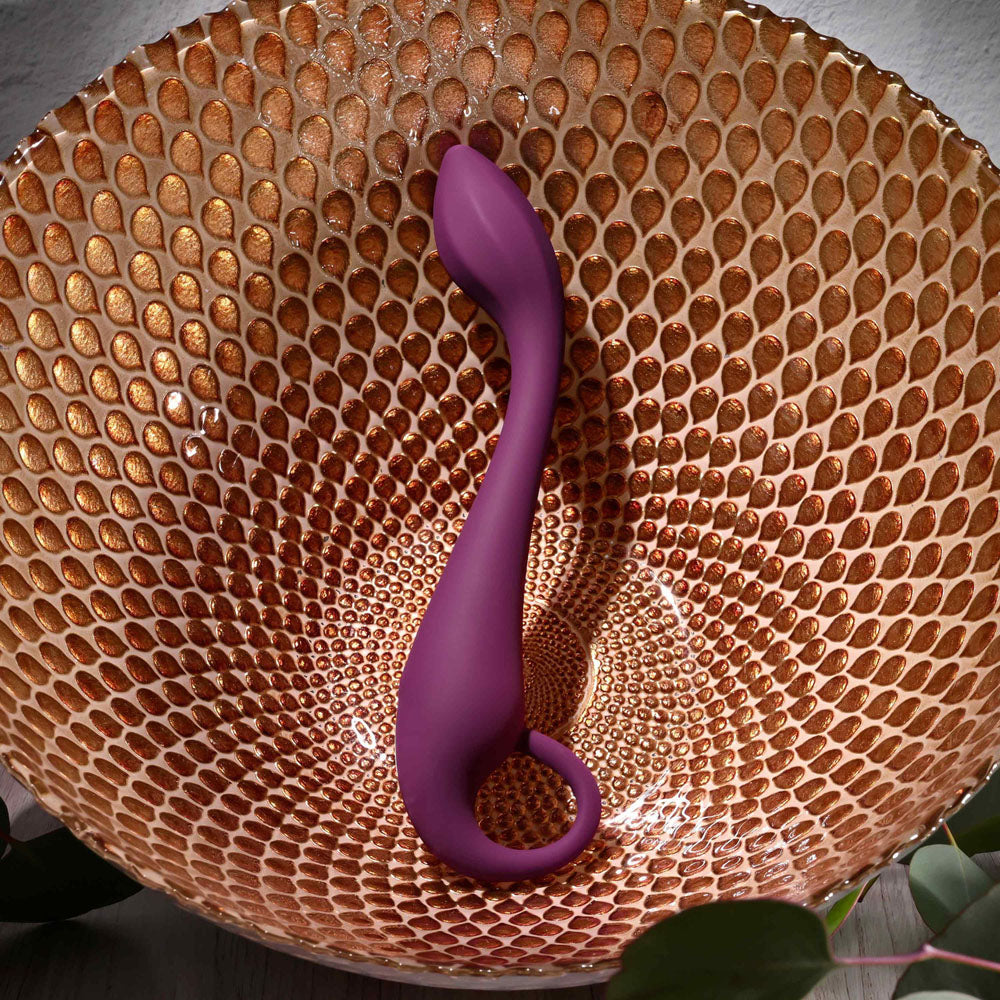 Evolved LOCHNESS G - Purple 19 cm USB Rechargeable Vibrator - Hush Store Sydney 