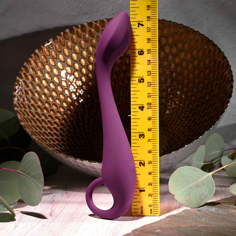 Evolved LOCHNESS G - Purple 19 cm USB Rechargeable Vibrator - Hush Store Sydney 