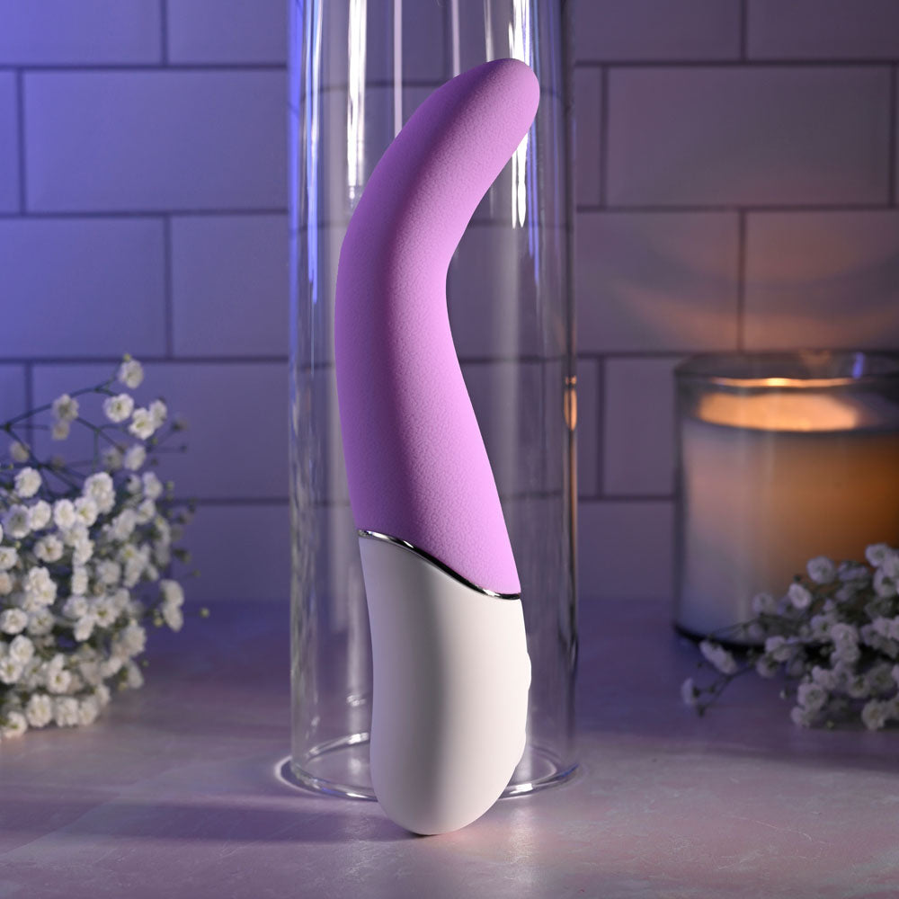 Evolved SLIP OF THE TONGUE - Purple 21.1 cm USB Rechargeable Flicking Tongue Vibrator - Hush Store Sydney 