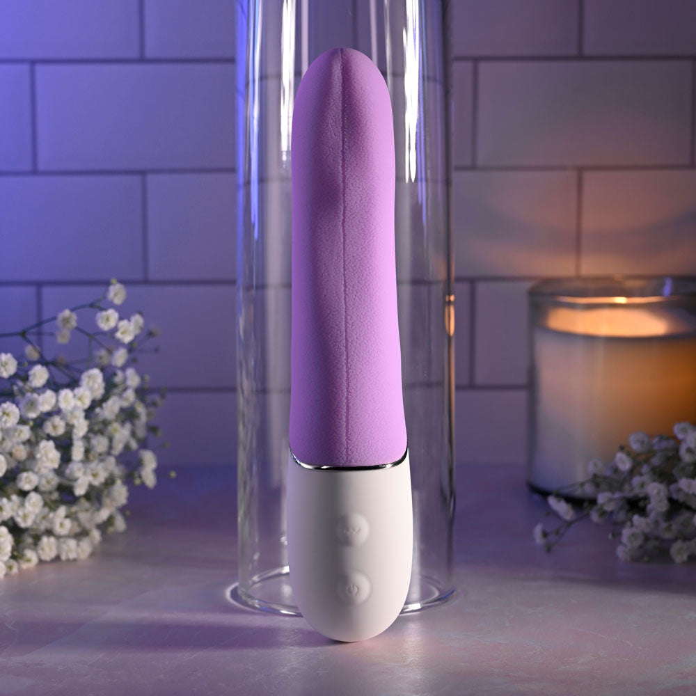 Evolved SLIP OF THE TONGUE - Purple 21.1 cm USB Rechargeable Flicking Tongue Vibrator - Hush Store Sydney 