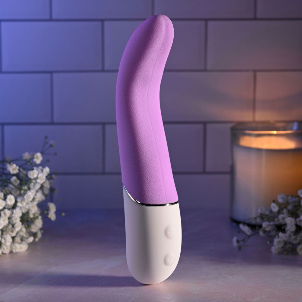 Evolved SLIP OF THE TONGUE - Purple 21.1 cm USB Rechargeable Flicking Tongue Vibrator - Hush Store Sydney 