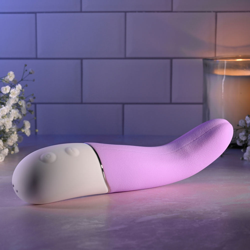 Evolved SLIP OF THE TONGUE - Purple 21.1 cm USB Rechargeable Flicking Tongue Vibrator - Hush Store Sydney 