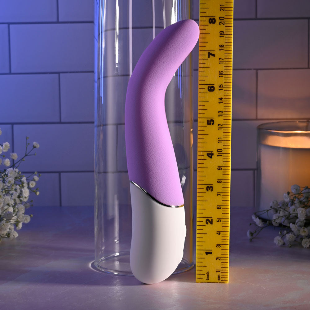 Evolved SLIP OF THE TONGUE - Purple 21.1 cm USB Rechargeable Flicking Tongue Vibrator - Hush Store Sydney 