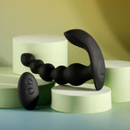 Evolved BEAD ME UP - Black 16.8 cm USB Rechargeable Vibrating Anal Beads with Wireless Remote