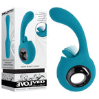 Evolved HOW MANY LICKS - Blue 17.8 cm USB Rechargeable Vibrator with Flicking Stimulator - Hush Store Sydney 