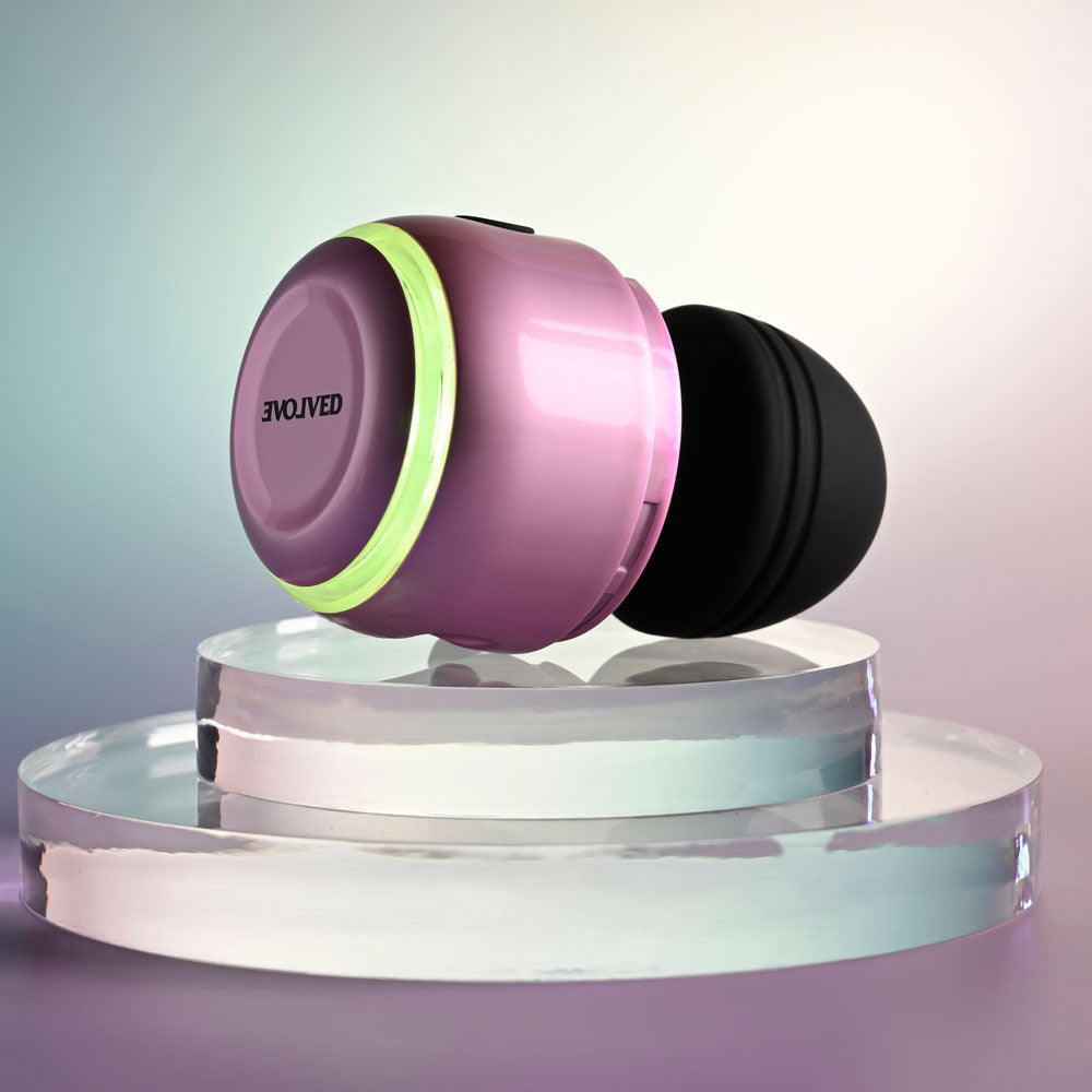 Evolved VACATION VIBES - VIBRATING - Pink/Black 8.5 cm USB Rechargeable Vibrating Stimulator - Hush Store Sydney 