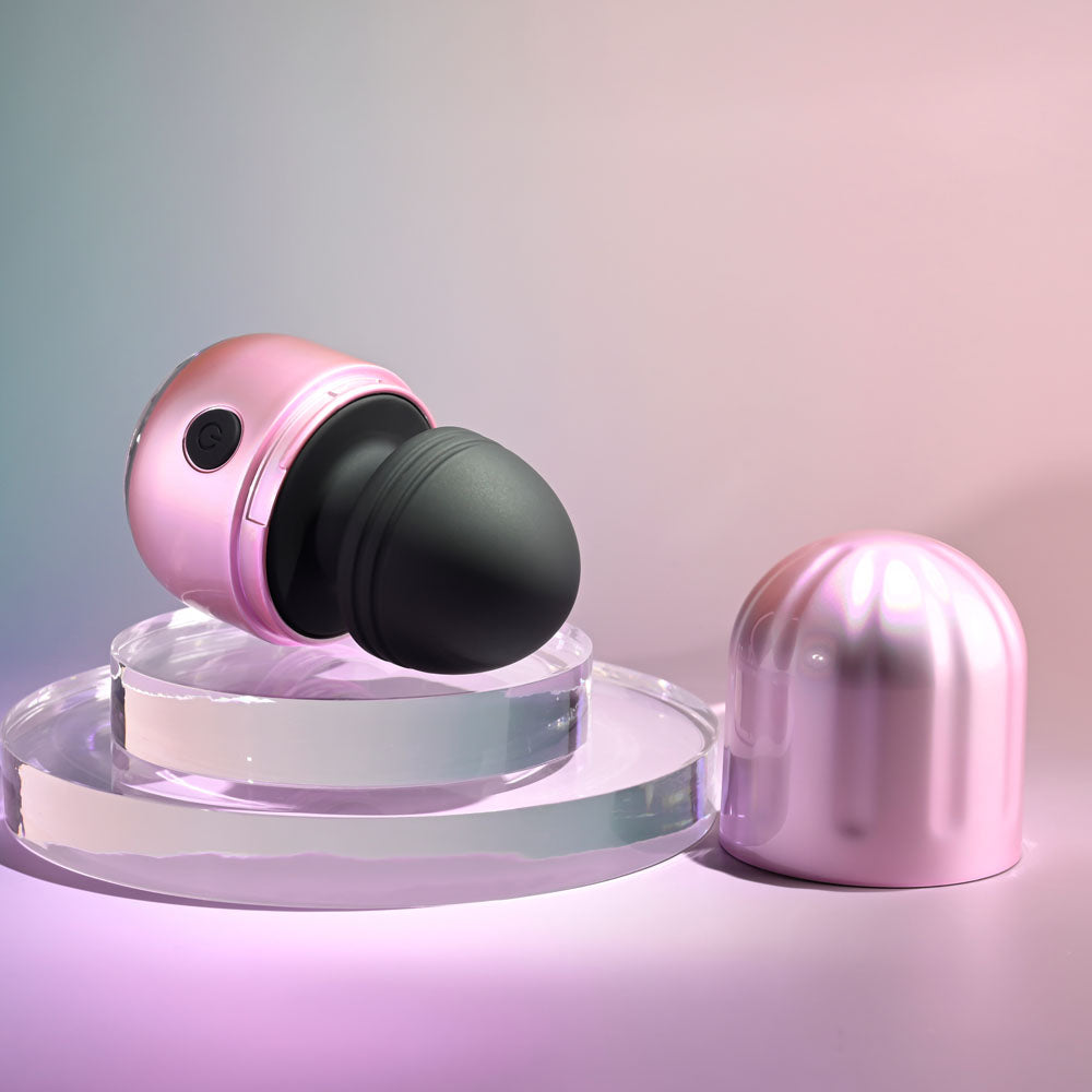 Evolved VACATION VIBES - VIBRATING - Pink/Black 8.5 cm USB Rechargeable Vibrating Stimulator - Hush Store Sydney 