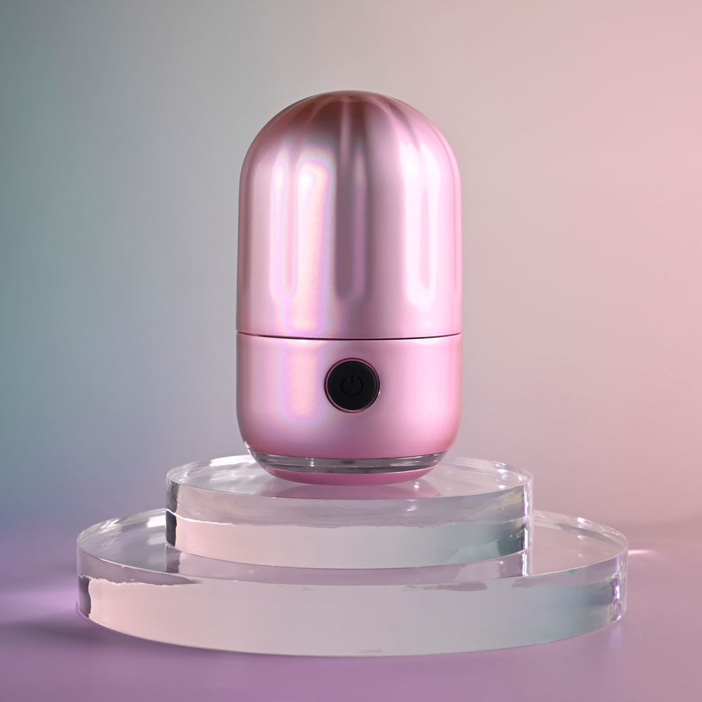 Evolved VACATION VIBES - VIBRATING - Pink/Black 8.5 cm USB Rechargeable Vibrating Stimulator - Hush Store Sydney 