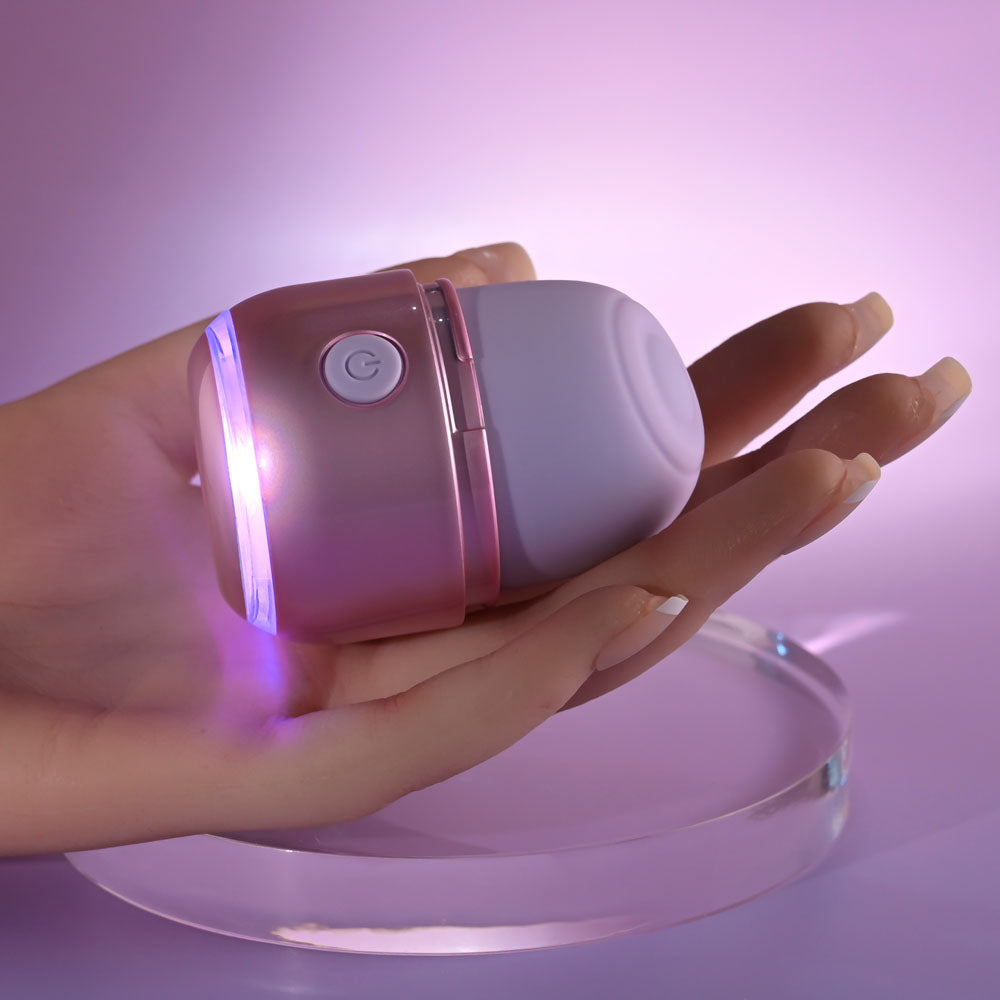 Evolved VACATION VIBES - TAPPING - Pink 8.5 cm USB Rechargeable Tapping Stimulator - Hush Store Sydney 