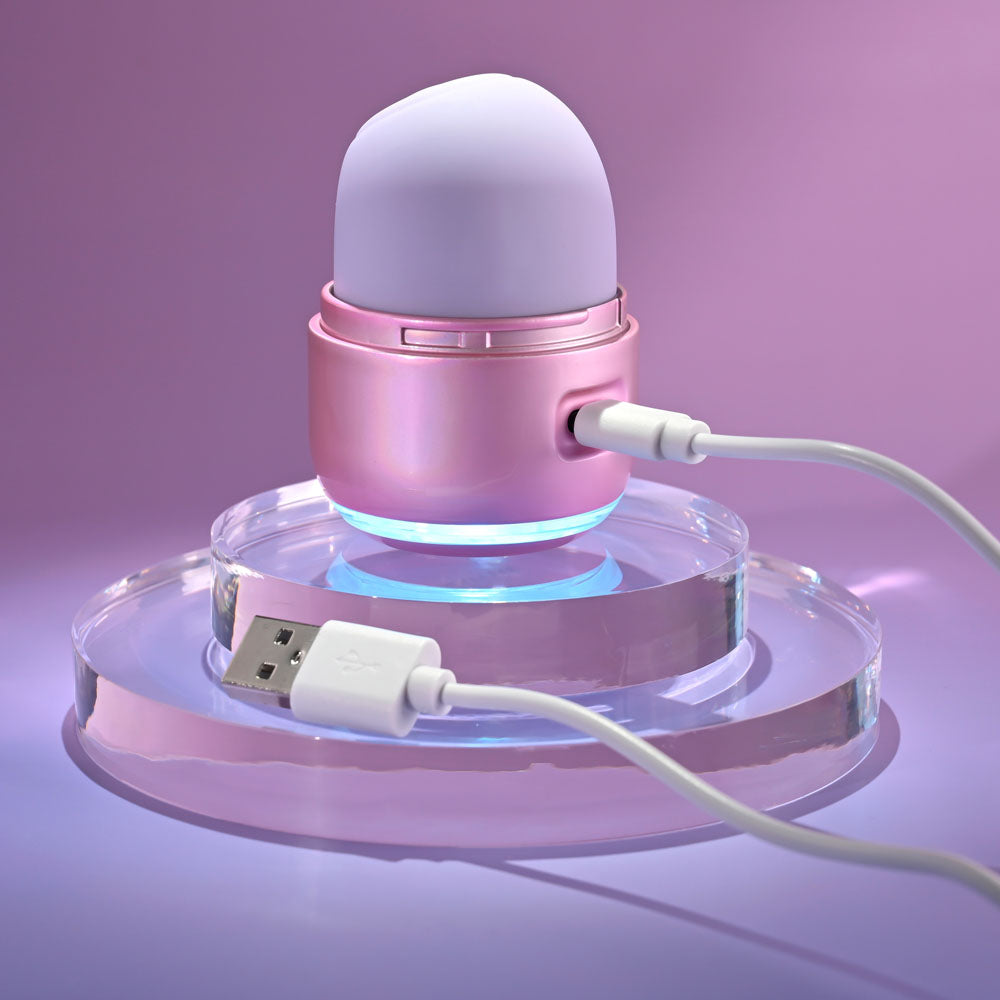Evolved VACATION VIBES - TAPPING - Pink 8.5 cm USB Rechargeable Tapping Stimulator - Hush Store Sydney 