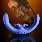 Evolved LOVEBIRDS - Purple 20.8 cm USB Rechargeable Double-Ended Rabbit Vibrator with Remote