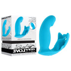 Evolved SPREAD YOUR WINGS - Blue USB Rechargeable Wearable Butterfly Vibrator - Hush Store Sydney 