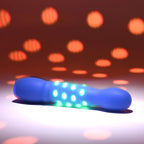Evolved DISCO DIVA - Blue 20.9 cm USB Rechargeable Light Up Vibrator - Hush Store Sydney 