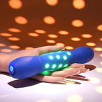 Evolved DISCO DIVA - Blue 20.9 cm USB Rechargeable Light Up Vibrator - Hush Store Sydney 
