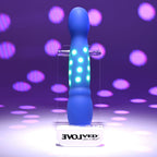 Evolved DISCO DIVA - Blue 20.9 cm USB Rechargeable Light Up Vibrator - Hush Store Sydney 