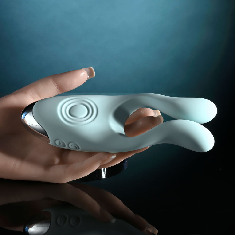 Evolved COUPLES THERAPY - Teal USB Rechargeable Couples Stimulator - Hush Store Sydney 