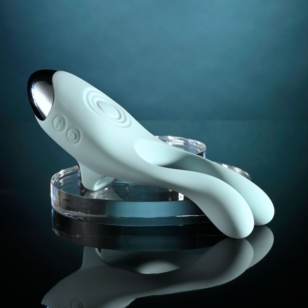 Evolved COUPLES THERAPY - Teal USB Rechargeable Couples Stimulator - Hush Store Sydney 