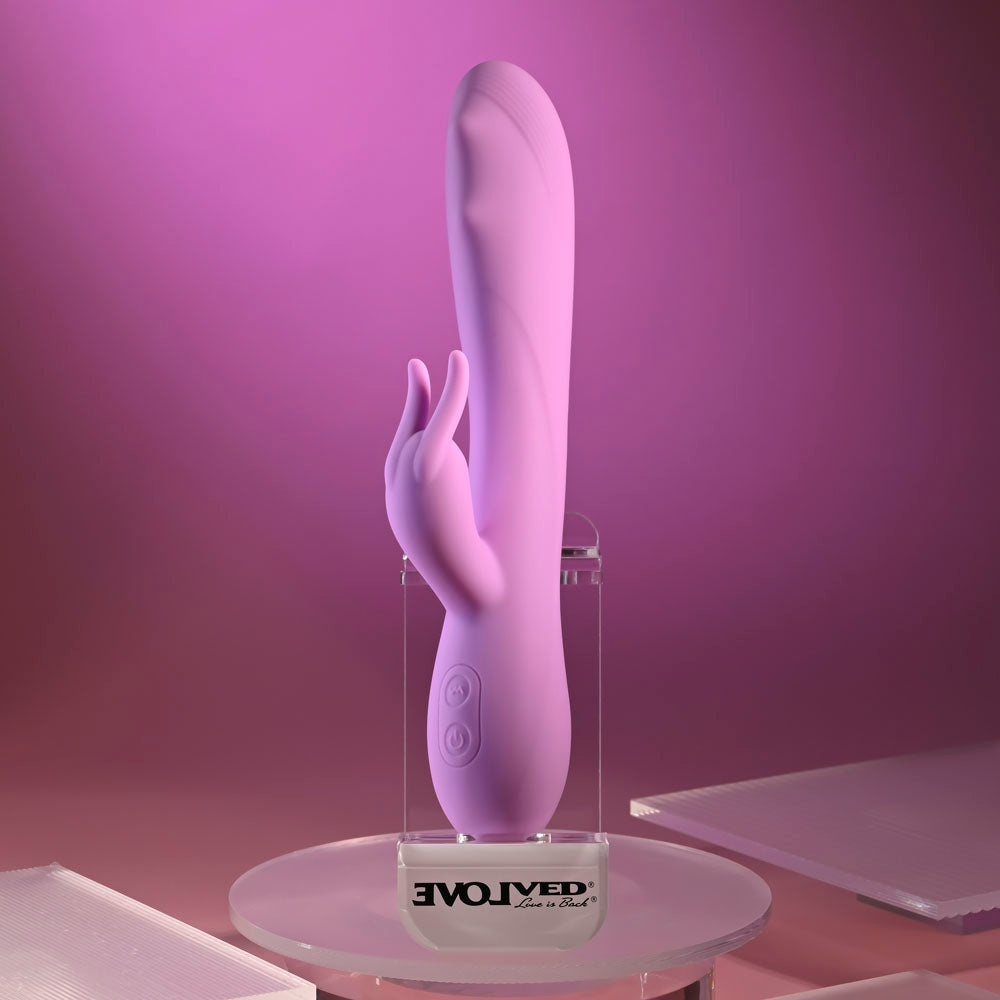 Evolved BEAD THE WAY - Pink 23.2 cm USB Rechargeable Rabbit Vibrator