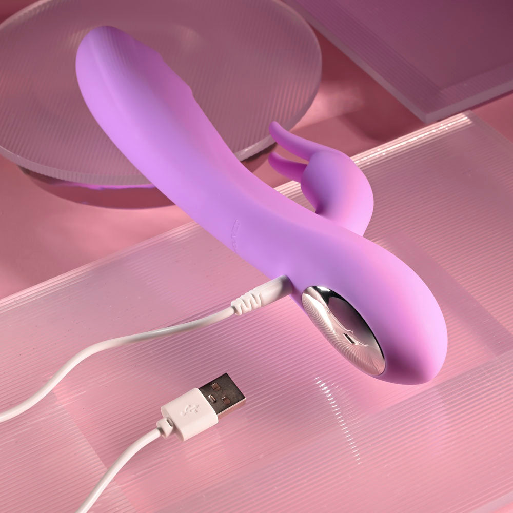 Evolved BEAD THE WAY - Pink 23.2 cm USB Rechargeable Rabbit Vibrator