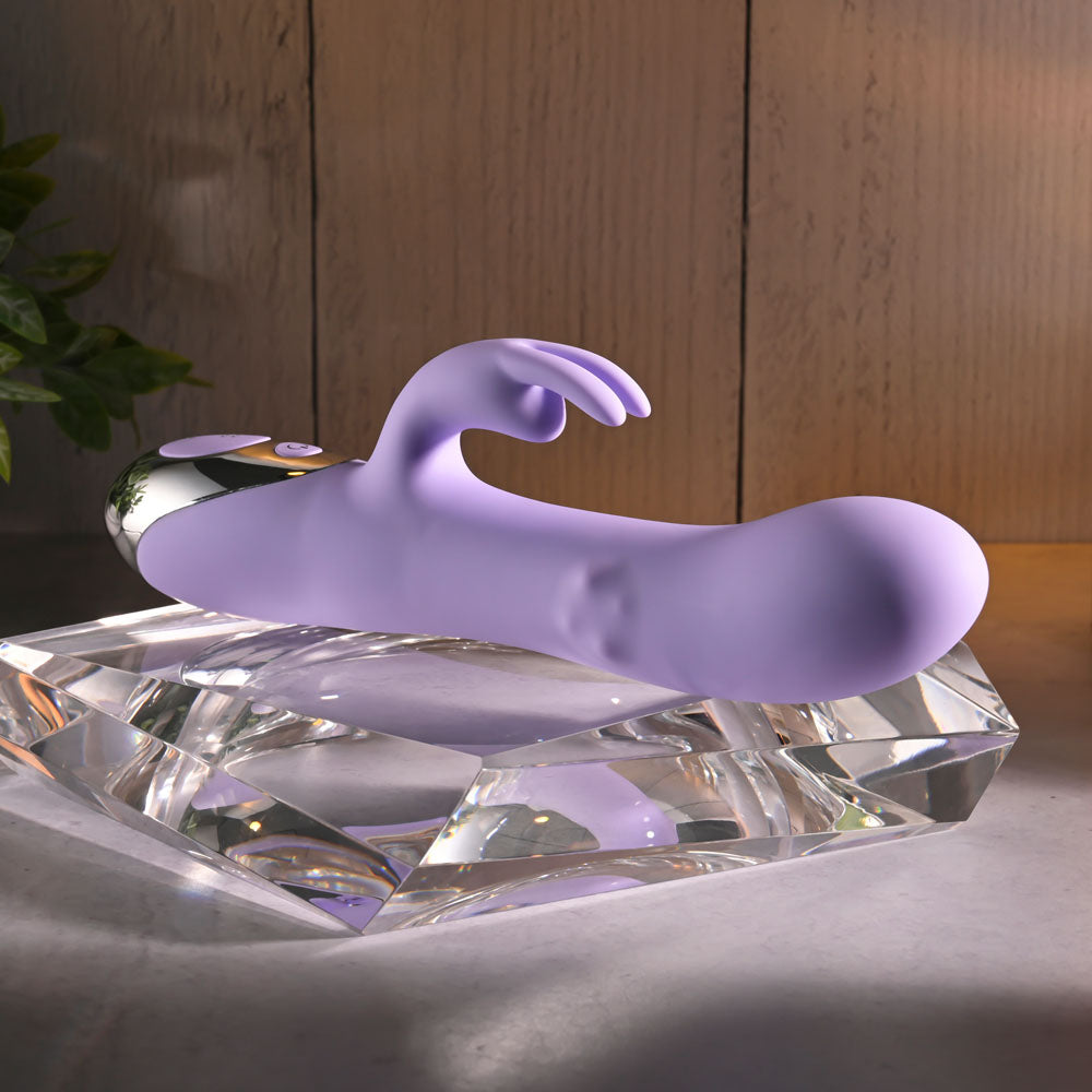 Evolved SPINDERELLA - Purple USB Rechargeable Rabbit Vibrator - Hush Store Sydney 