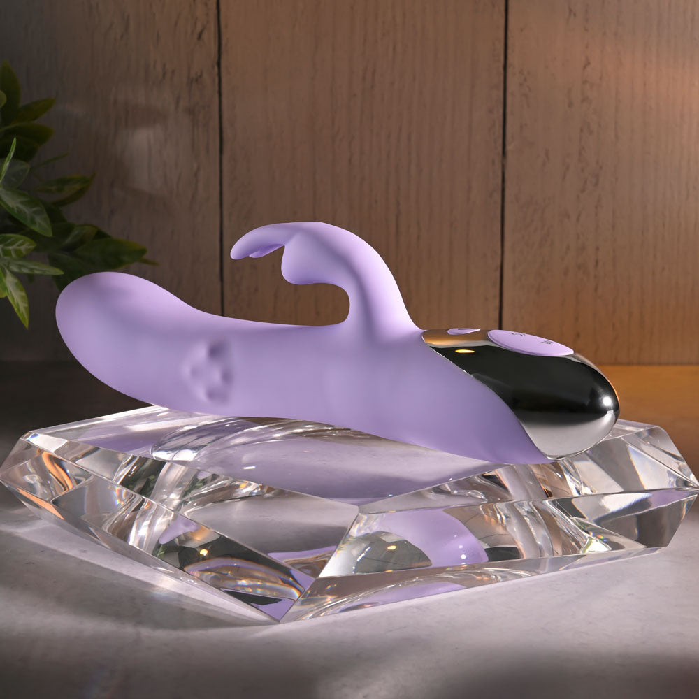 Evolved SPINDERELLA - Purple USB Rechargeable Rabbit Vibrator - Hush Store Sydney 