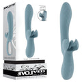 Evolved TAKE YOUR FLICK - Grey 24.1 cm USB Rechargeable Vibrator with Flicking Clitoral Stimulator - Hush Store Sydney 