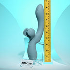 Evolved TAKE YOUR FLICK - Grey 24.1 cm USB Rechargeable Vibrator with Flicking Clitoral Stimulator - Hush Store Sydney 