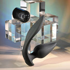 Evolved THE GENIE - Black 11.2 cm USB Rechargeable Vibrating Plug with Wireless Remote