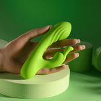 Evolved BRAT BUNNY - Green 16.2 cm USB Rechargeable Rabbit Vibrator