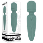 Evolved RUMBLE WAND - Olive Green 13.4 USB Rechargeable Mini Massage Wand - Hush Store Sydney 