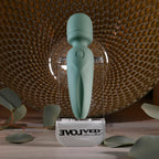 Evolved RUMBLE WAND - Olive Green 13.4 USB Rechargeable Mini Massage Wand - Hush Store Sydney 