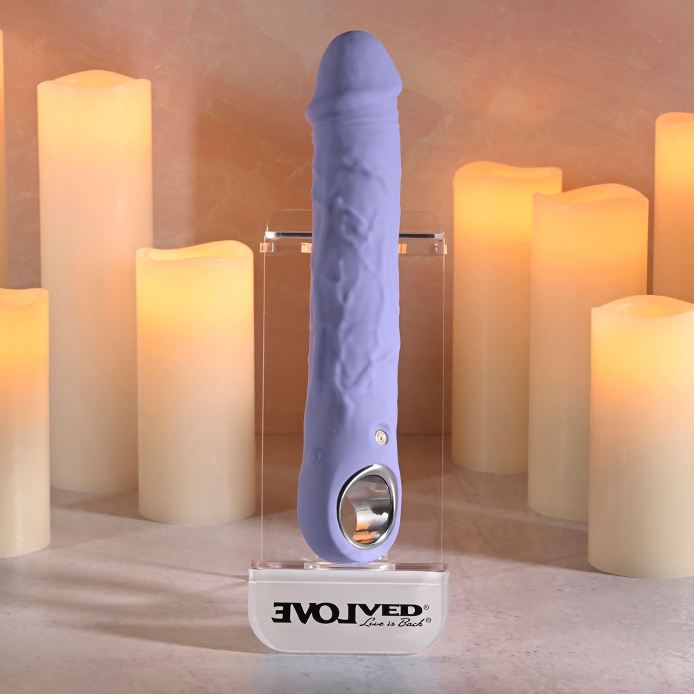 Evolved LARGE PURPLE FANTASY - Purple 21.8 cm USB Rechargeable Vibrator - Hush Store Sydney 
