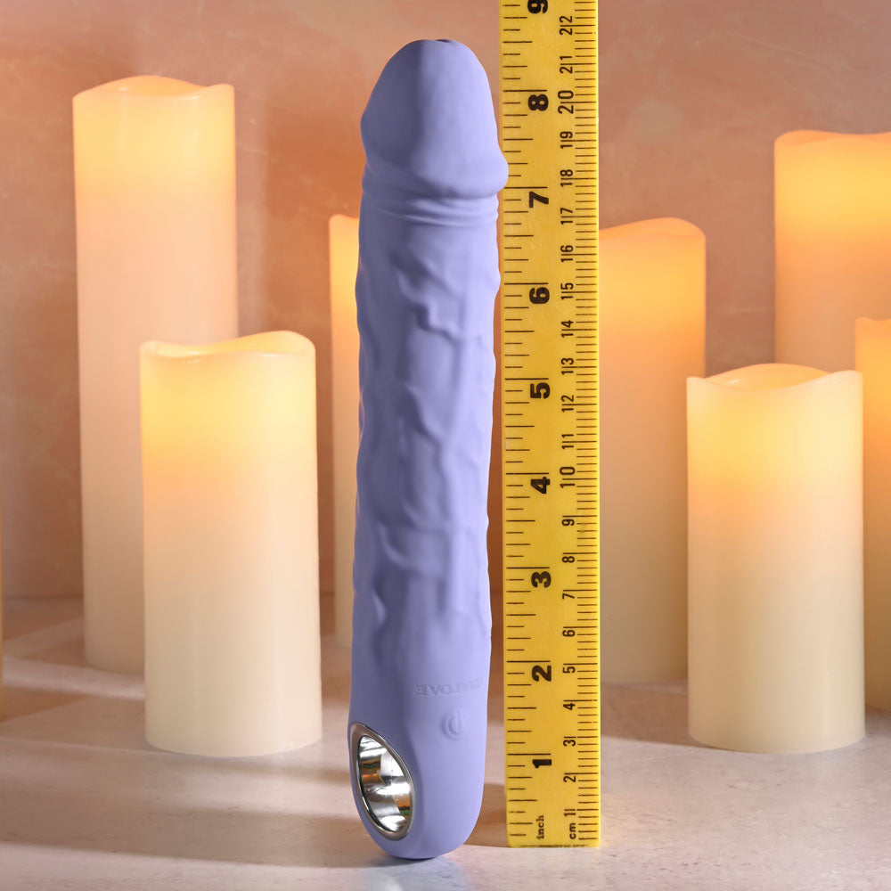Evolved LARGE PURPLE FANTASY - Purple 21.8 cm USB Rechargeable Vibrator - Hush Store Sydney 