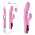 Evolved PUSH THE BUTTON - Pink 23.5 cm USB Rechargeable Rabbit Vibrator with G-Spot Bud - Hush Store Sydney 